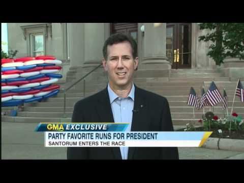 Rick Santorum, Former Republican Senator from Pennsylvania, on 2012 Election_ 'In It to Win'